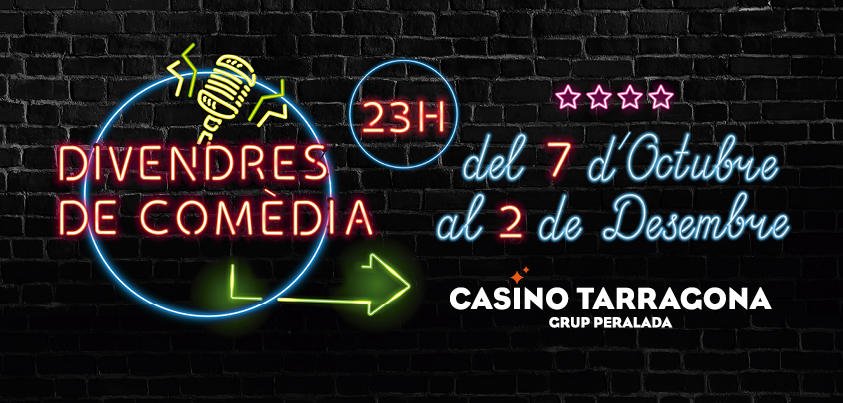 José Corbacho obrirà el II Cicle de Monòlegs “Divendres de comèdia” de Casino Tarragona