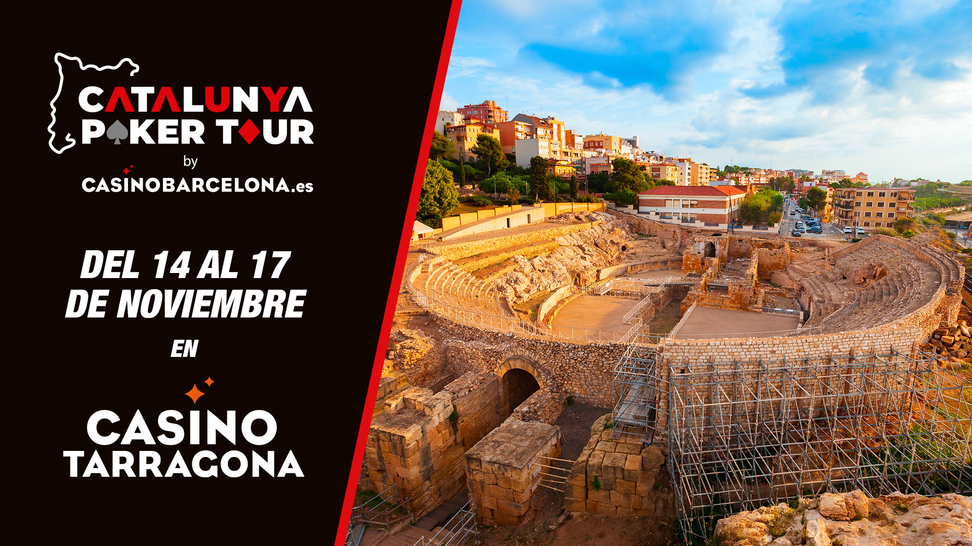 Casino Tarragona proclamará al nuevo campeón del Catalunya Poker Tour by CasinoBarcelona.es